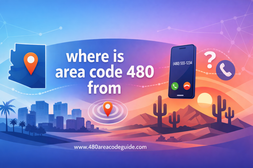 Where Is Area Code 480 From? (Complete Location + Caller Guide)