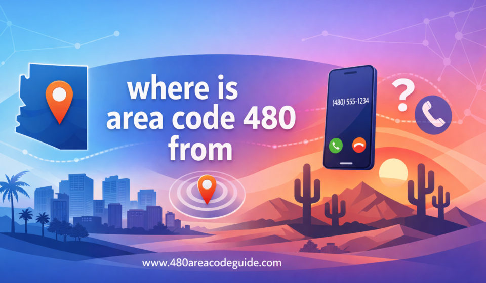 where is area code 480 from
