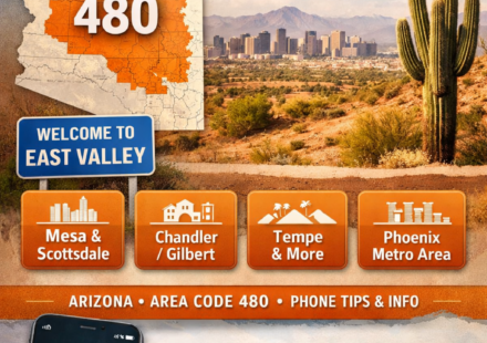 where is the area code 480