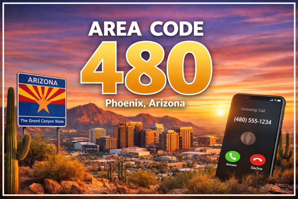 Where Is Area Code 480? (Complete Location + Caller Guide)