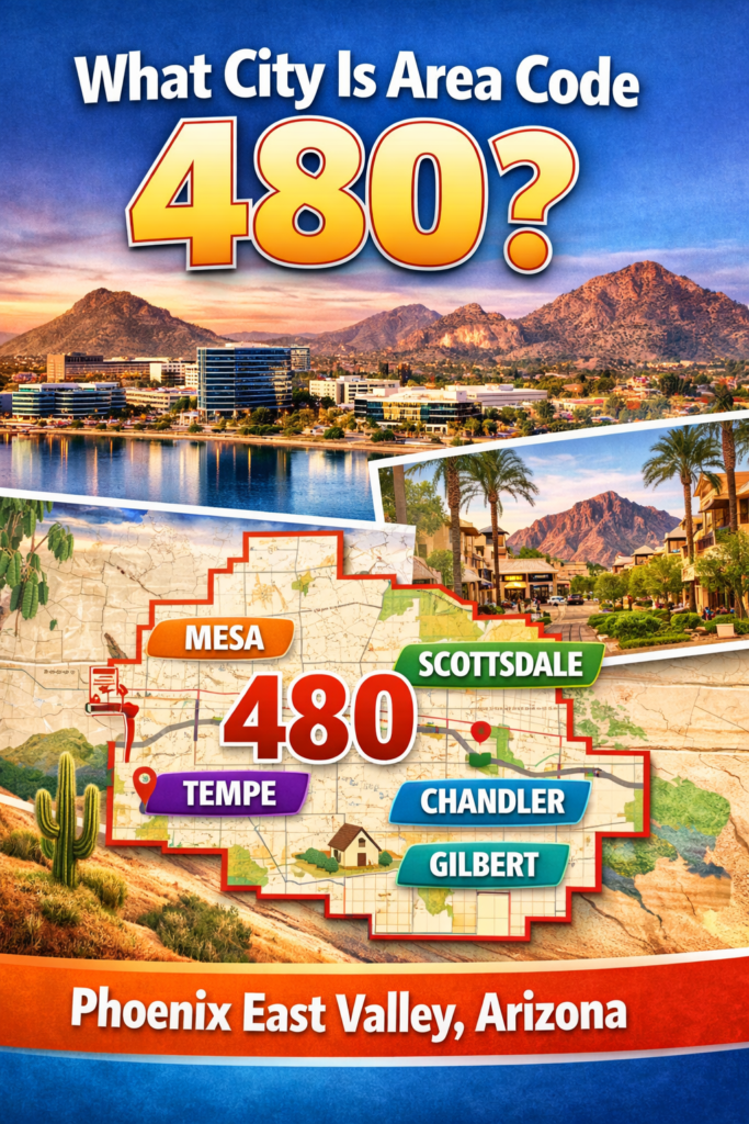What City Is Area Code 480? (Complete Phoenix East Valley Guide)