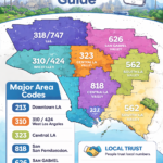 los angeles area phone code