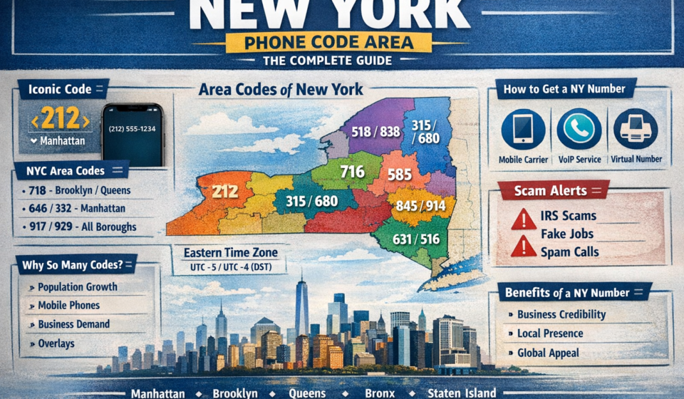 new york phone code area