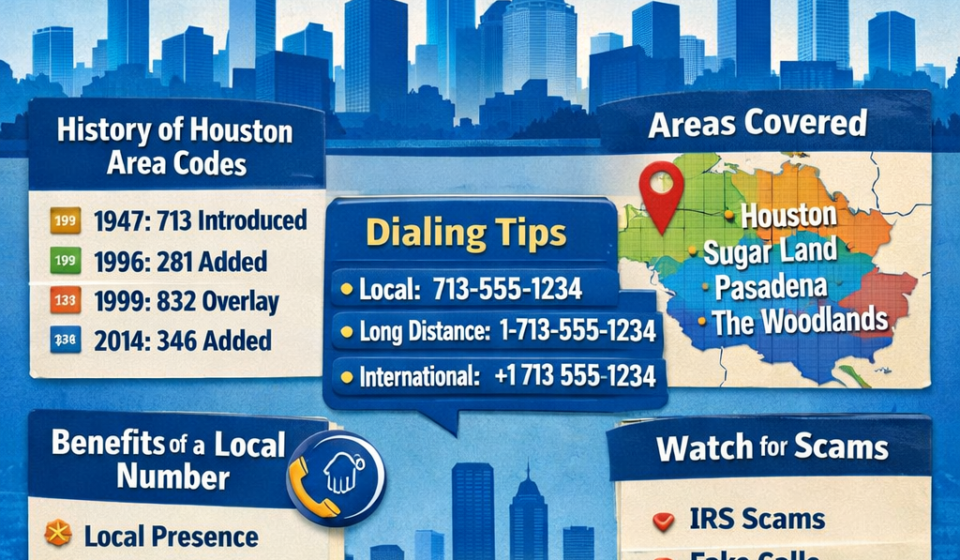 houston phone area code