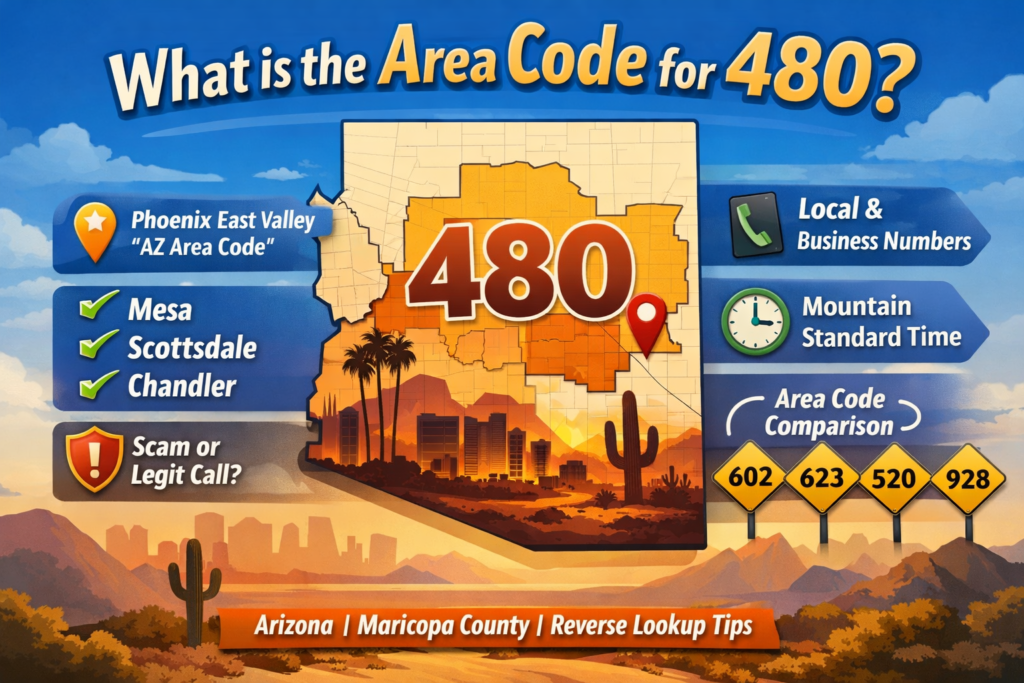 What Is the Area Code for 480? (Full Guide + Tips)