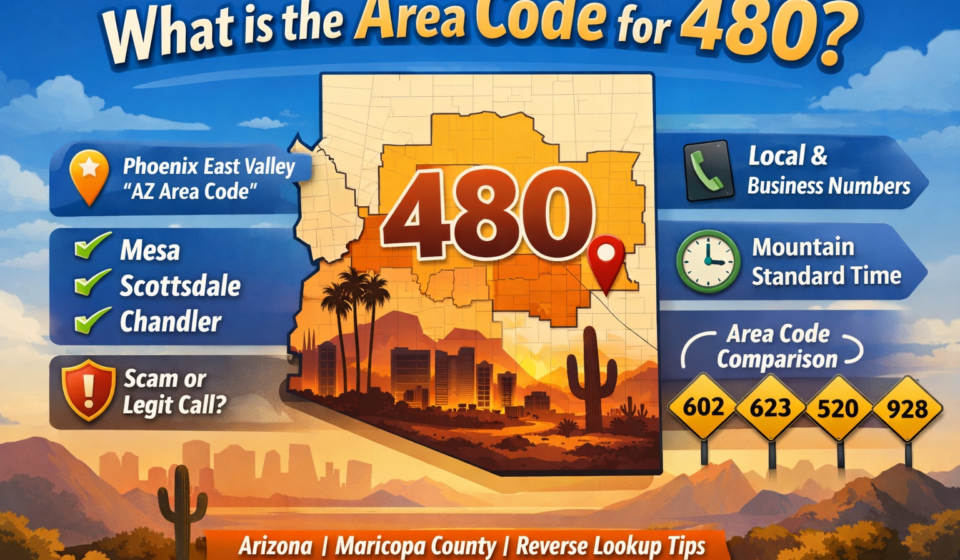 What Is the Area Code for 480