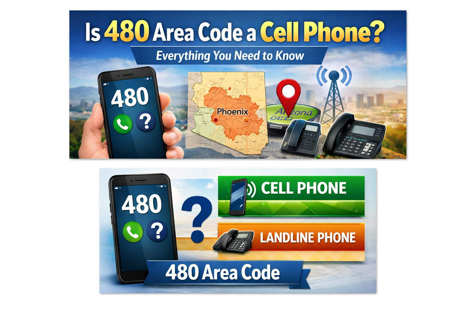 Is 480 Area Code a Cell Phone