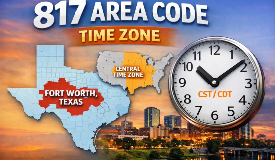 817 Area Code Time Zone