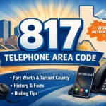 817 Telephone Area Code