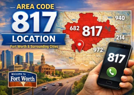 Area Code 817 Location