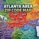 Atlanta Area ZIP Code Map