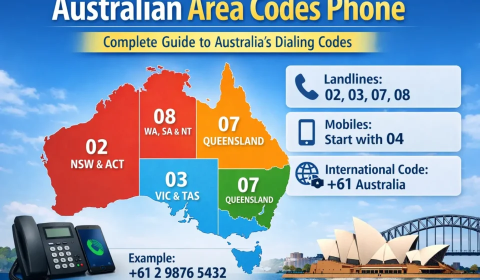 Australian Area Codes Phone