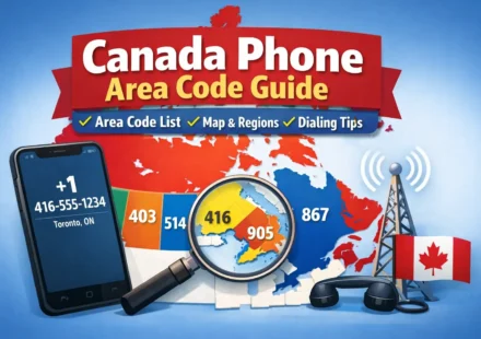 Canada Phone Area Code