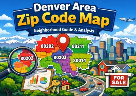 Denver Area Zip Code Map
