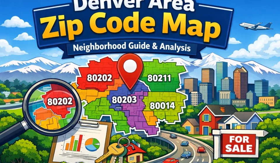 Denver Area Zip Code Map