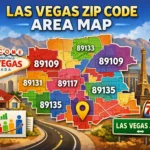 Las Vegas Zip Code Area Map