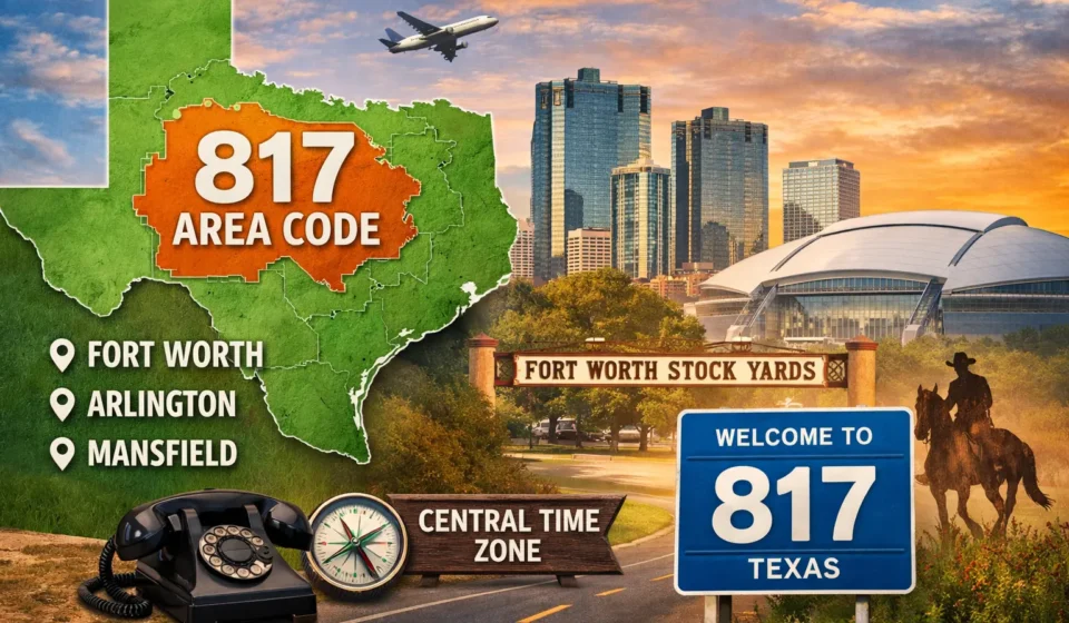 Location of 817 Area Code