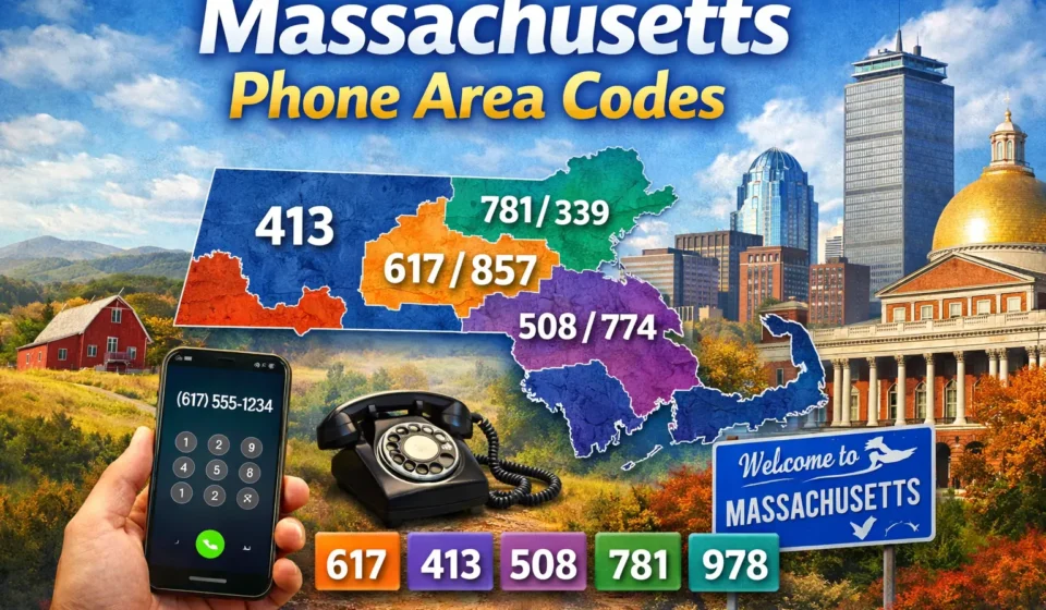 Massachusetts Phone Area Codes