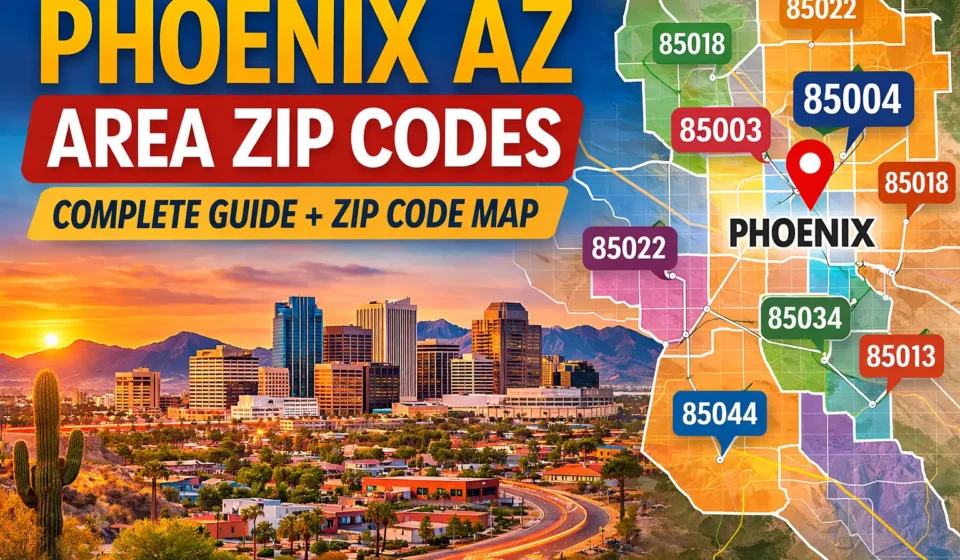 Phoenix AZ Area ZIP Codes