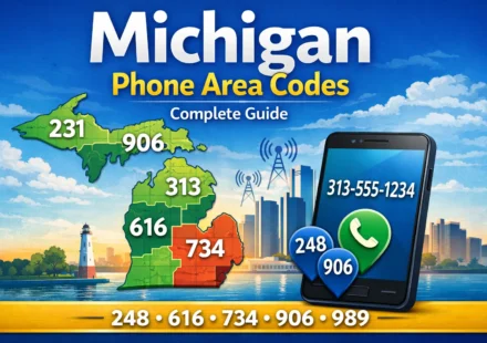 Phone Area Codes Michigan