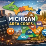 Phone Area Codes for Michigan