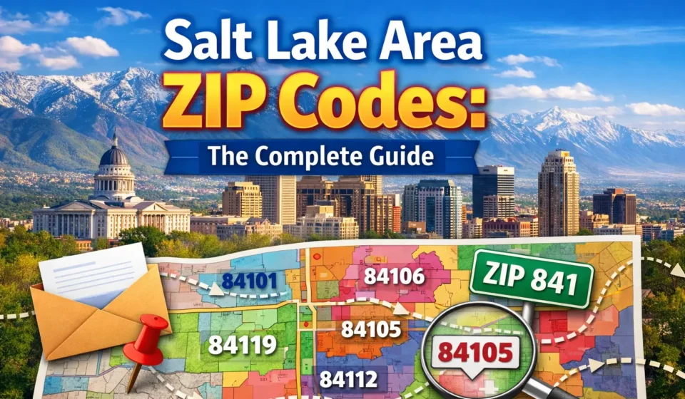 Salt Lake Area ZIP Codes
