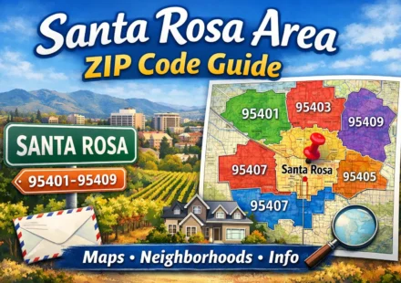 Santa Rosa Area ZIP Code