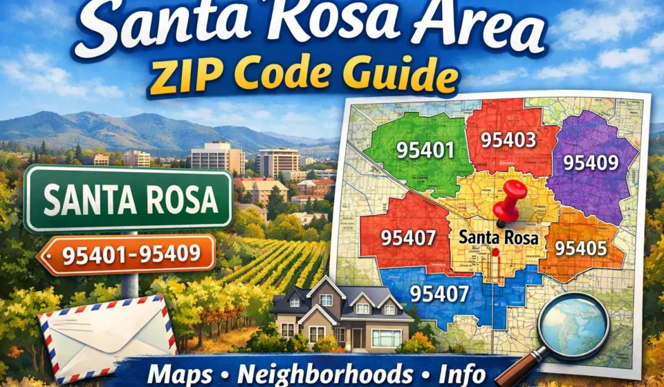 Santa Rosa Area ZIP Code