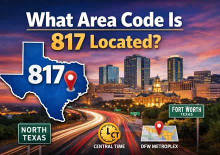 What Area Code Is 817 Located