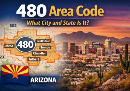 What City and State Is the 480 Area Code