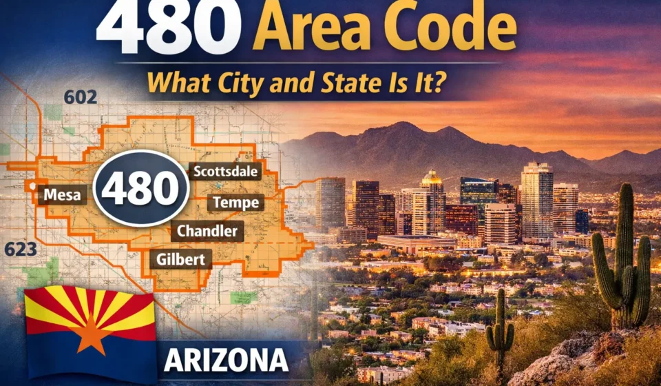 What City and State Is the 480 Area Code