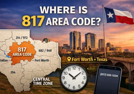 Where Is 817 Area Code