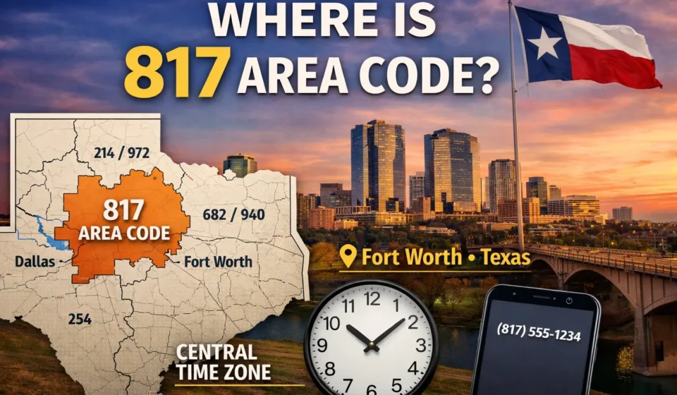 Where Is 817 Area Code