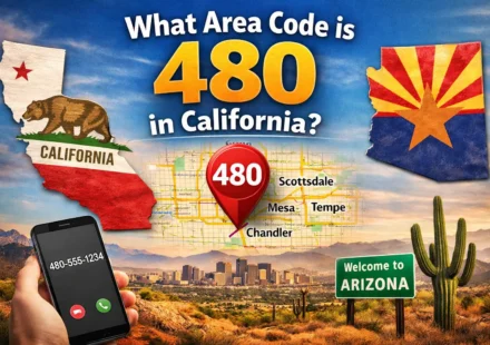 what area code is 480 in california