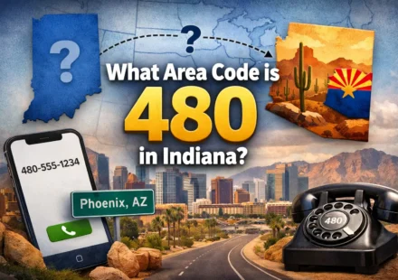 what area code is 480 in indiana