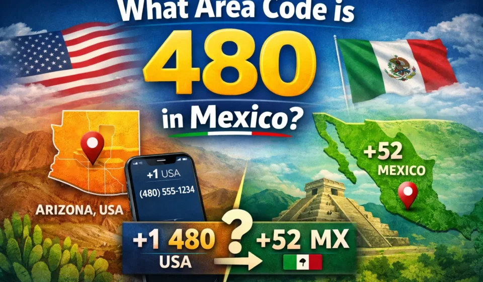 what area code is 480 in mexico