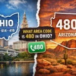 what area code is 480 in ohio