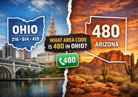 what area code is 480 in ohio