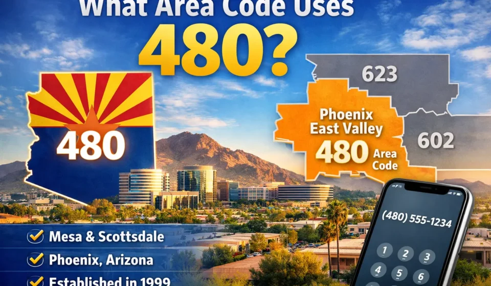 what area code uses 480