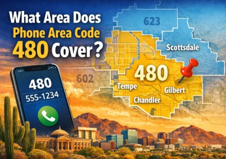 what area does phone area code 480 cover