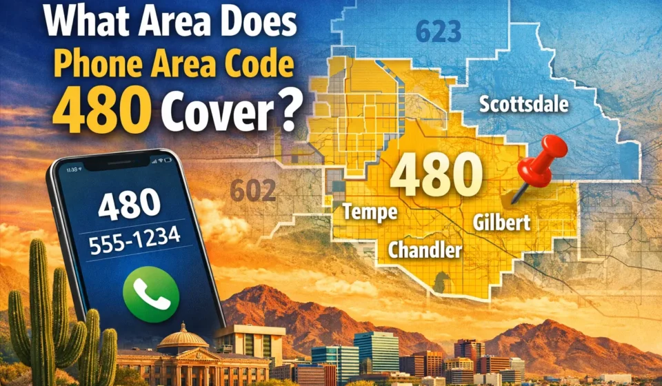 what area does phone area code 480 cover