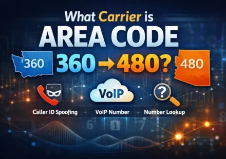 what carrier is area code 360 then 480