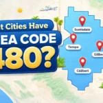 what cities have area code 480
