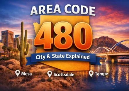 what city and state area code is 480