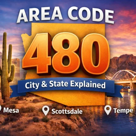what city and state area code is 480