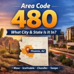 what city and state has area code 480