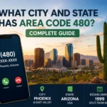 what city and state has the area code 480