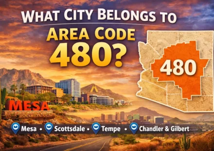 what city belongs to area code 480