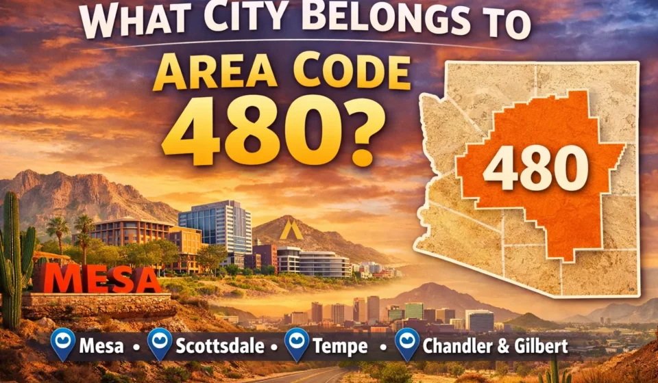 what city belongs to area code 480