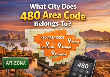 what city does 480 area code belong to
